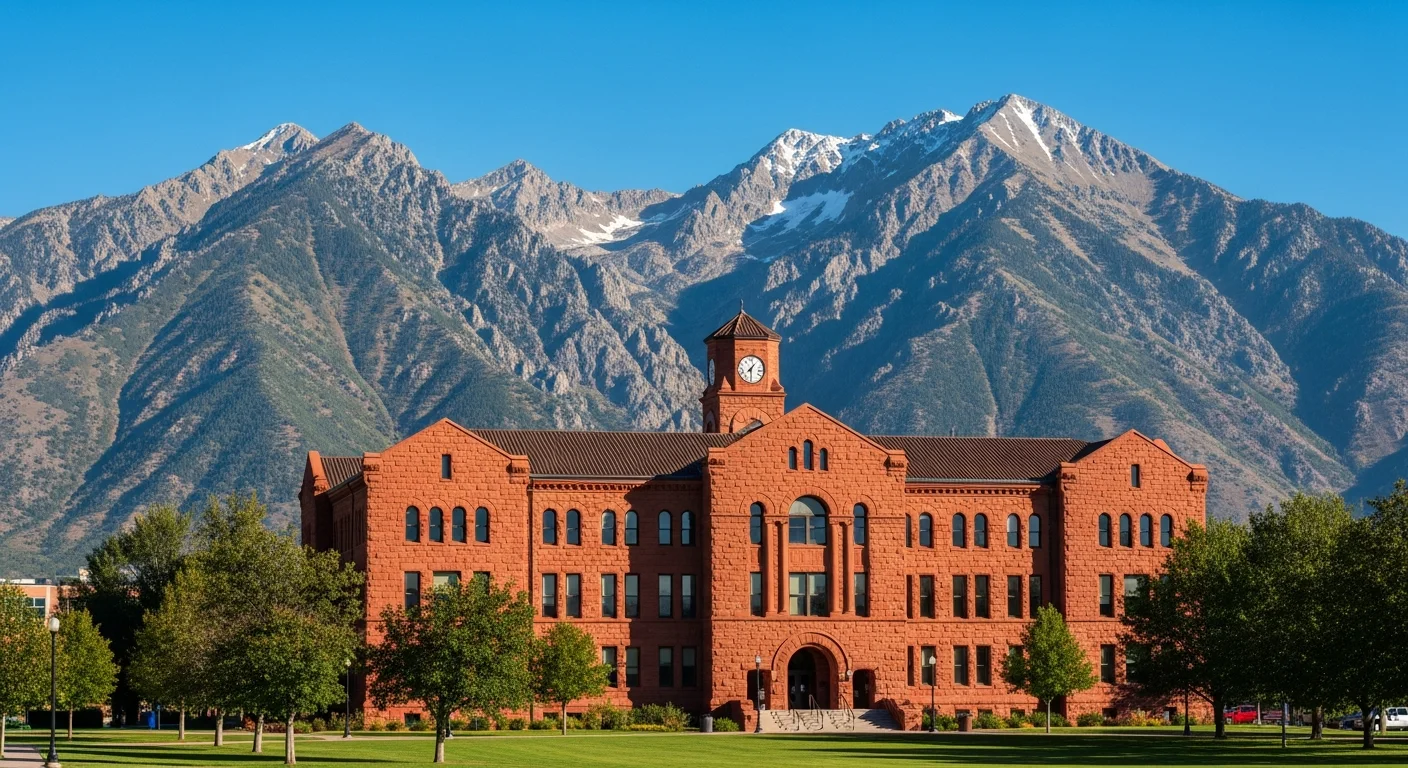 Utah university campus representing computer science education